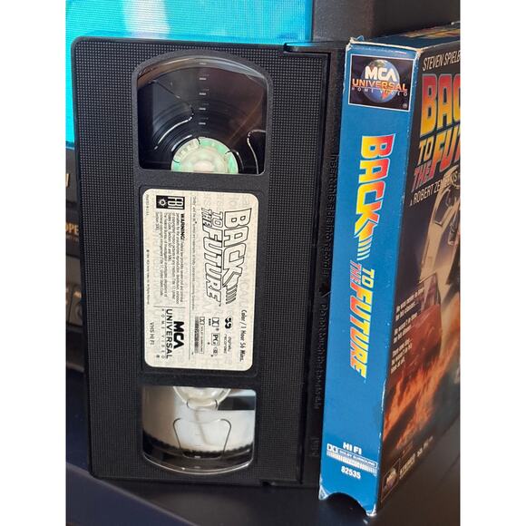 Back to the future, VHS Christopher Lloyd, Michael J. Fox 1986 original release. - Picture 3 of 3